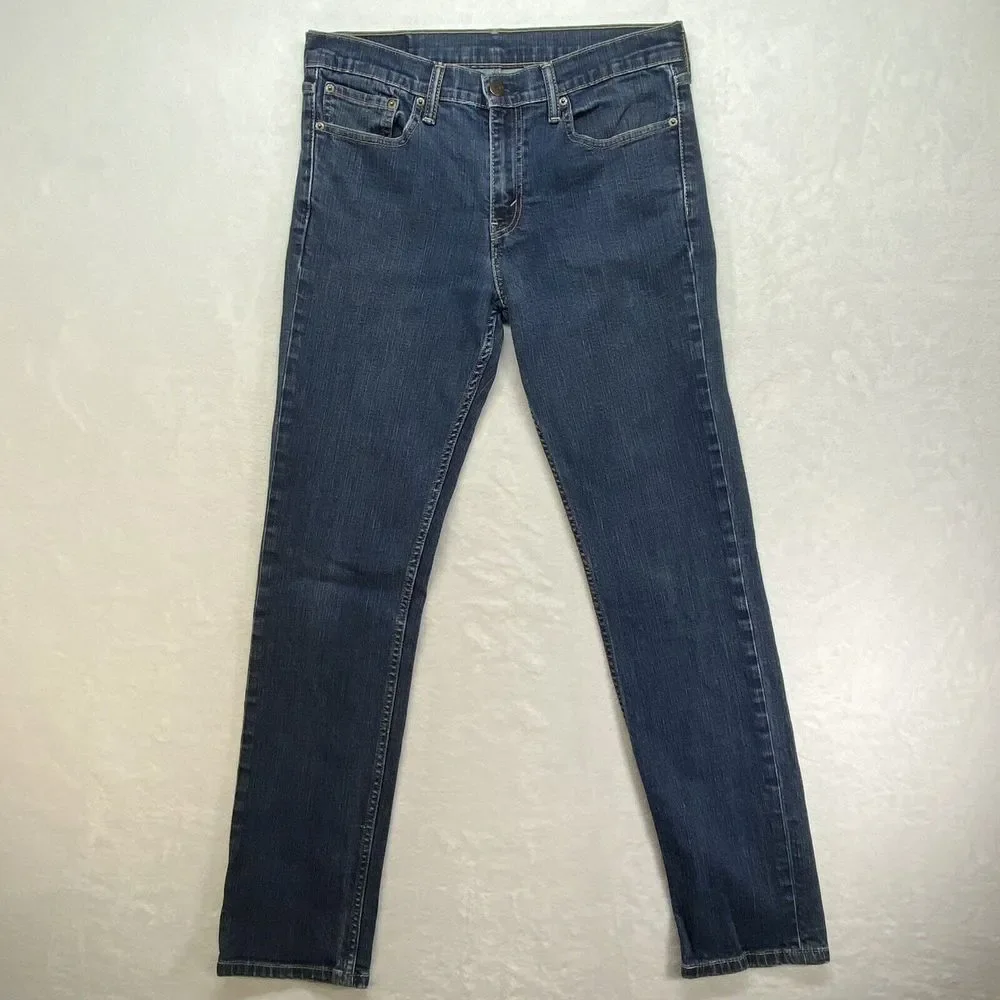 Levis 511 Jeans Mens 32x34 Slim‎ Straight Blue cowboy western rodeo